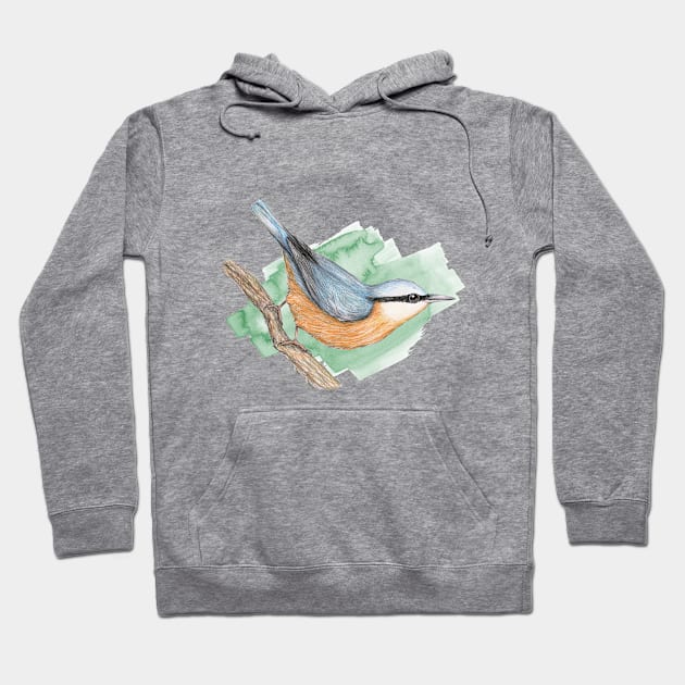 Nuthatch Hoodie by Bwiselizzy